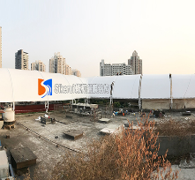 搭建膜結(jié)構(gòu)遮陽棚需要注意哪些事項？