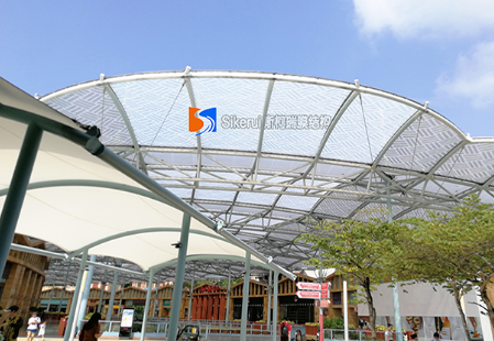 膜結(jié)構(gòu)遮陽棚?的造型有哪幾種基本形式？