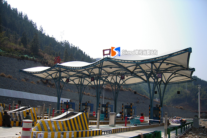 湯口收費站膜結(jié)構(gòu)項目