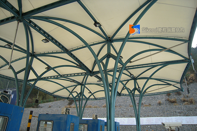 湯口收費站膜結(jié)構(gòu)項目