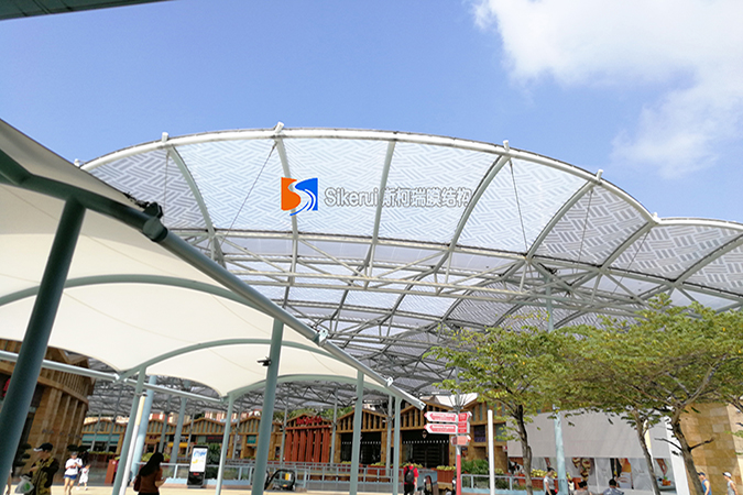 塔吉克斯坦游樂(lè)園膜結(jié)構(gòu)項(xiàng)目