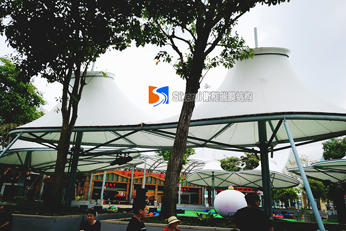 塔吉克斯坦游樂(lè)園膜結(jié)構(gòu)項(xiàng)目