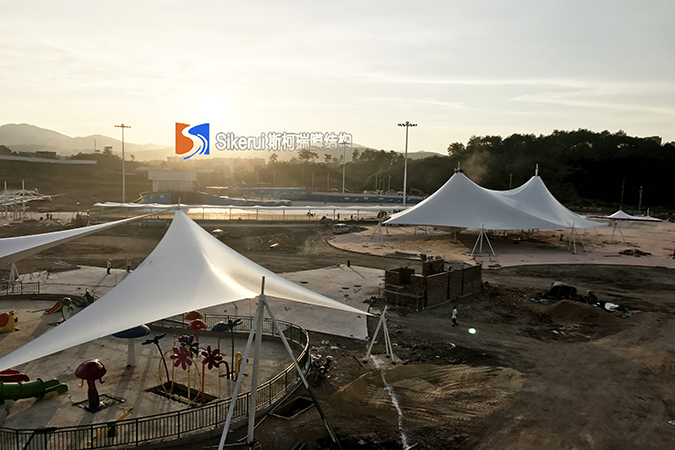 江西贛州水上樂園張拉膜項目