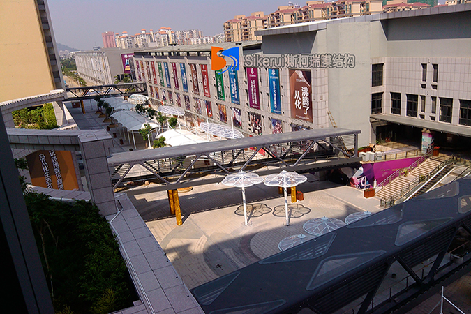 欣榮宏商貿(mào)城景觀膜結(jié)構(gòu)