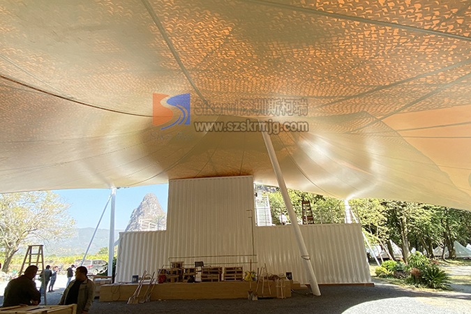 英德熱氣球營地景觀張拉膜(1)