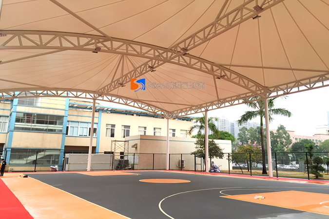 惠州東風(fēng)本田籃球場膜結(jié)構(gòu)項目(1)